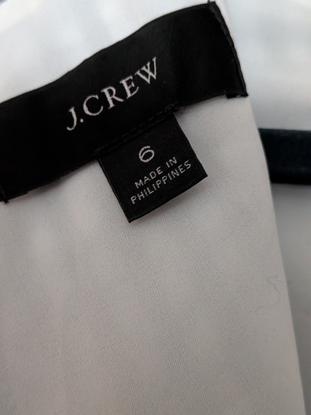 J. Crew Black and White Gingham Midi Dress with Short Sleeves - Picture 2 of 4